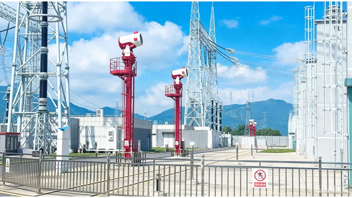 Hubei substation firefighting mist cannon project project photo 1
