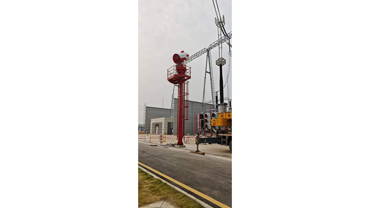 Hubei substation firefighting mist cannon project project photo 2