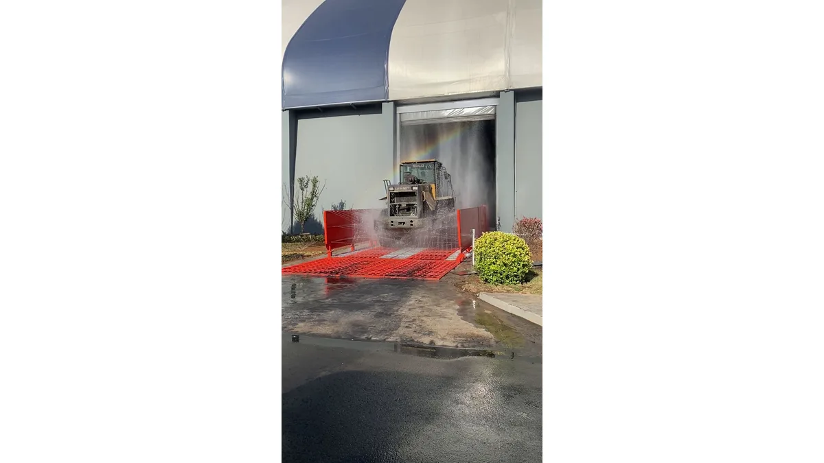 Jinding Steel wheel wash system project project photo 3