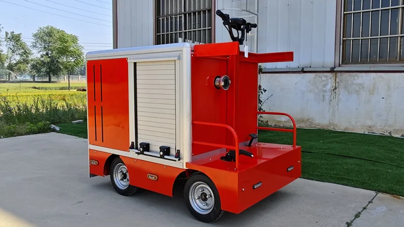 Mobile Fine Water Mist Fire Protection for a Railway Station Mini Fire Station