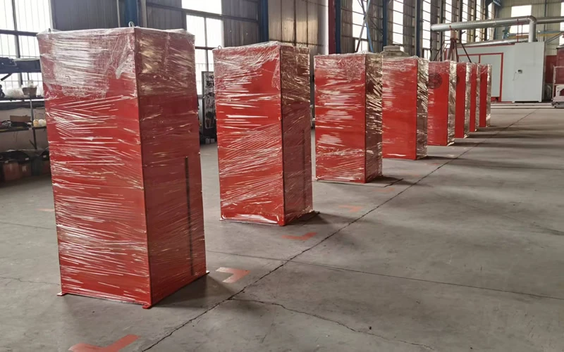Final appearance, label, and packing review before Betterway equipment delivery